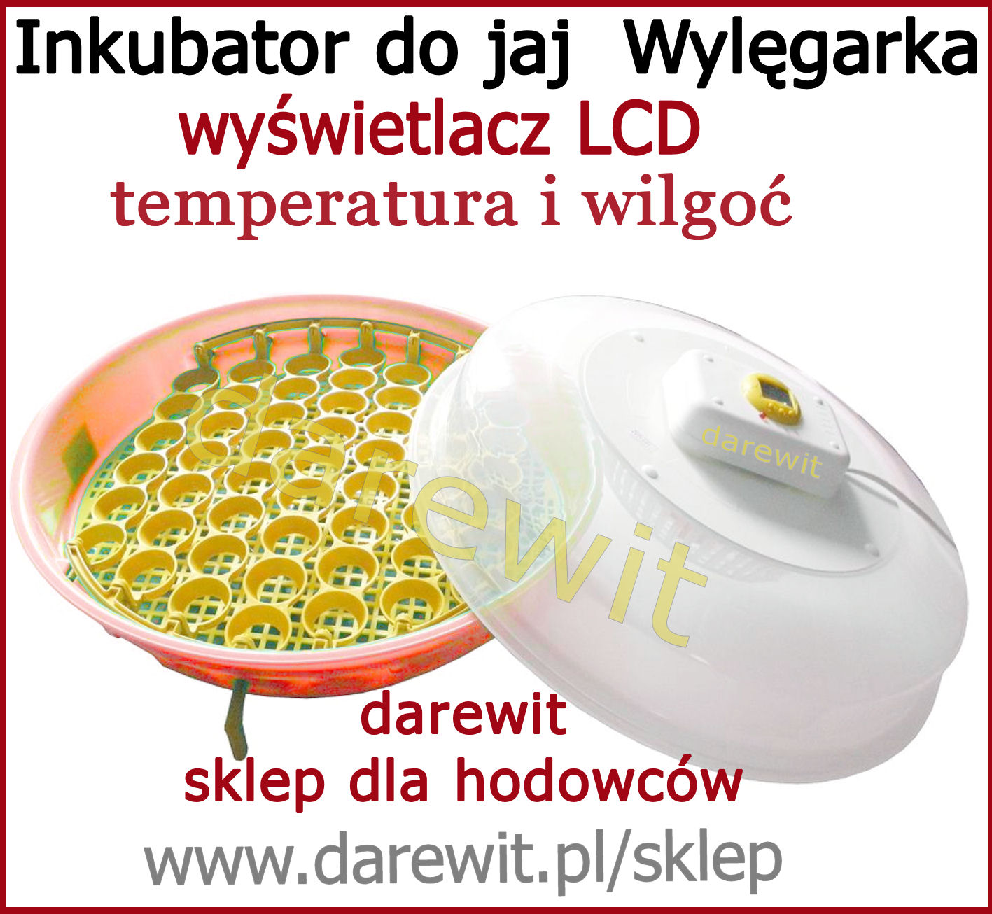 Domowy inkubator jaj wylęgarka i klujnik- darewit